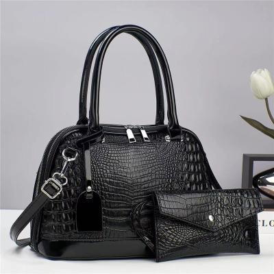 China High Quallity 2 pieces set tote bag hot selling top handle handbag bag for women new designer ladies shoulder bag for sale