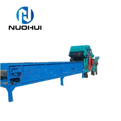 China Factory Wood Crusher Wood Chipper With Electric Motor Wood Chipper With Conveyor Belt for sale