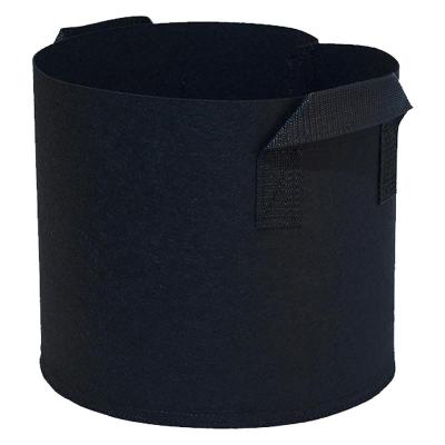 China Nonwoven Grow Bags Gallons Heavy Duty Thickened Nonwoven Fabric Pots Grow Bags With Handles for sale