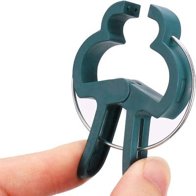 China Stainess Steel Large And Small Stainess Steel Spring Staple Clips Tomato Orchid Garden Plant Support Clips For Plant for sale