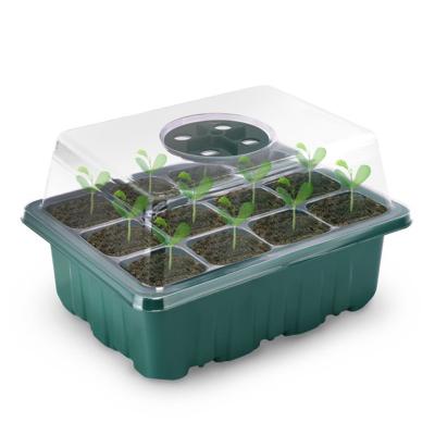 China Factory Supply Cheap Plastic Seed Starter Tray Plastic Plant Seedling Trays Nursery Germination Trays With Different Size for sale