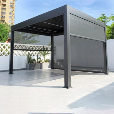 China ECO-FRIENDLY four seasons are available high quality motorized aluminum pergola system louvered outdoor gazebo roof arches arbors for sale