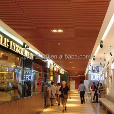 China Aluminum artistic ceilings with laminated film USD to wall panel and ceiling for sale