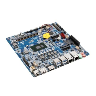 China Industrial PC Maxtang Mini-ITX Intel Kabylake-U X86 Embedded i3-7100U Motherboard KL-10 with 2 LAN LVDS for sale