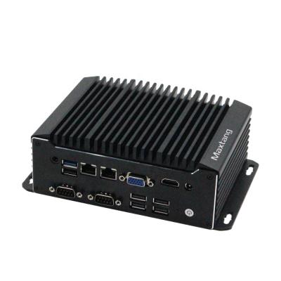 China Industrial Maxtang Intel Bay Trail J1900 X86 Embedded Industrial Mini PC IXBYT35 With 2 Ethernet Supports Win7 Win10 Linux for sale