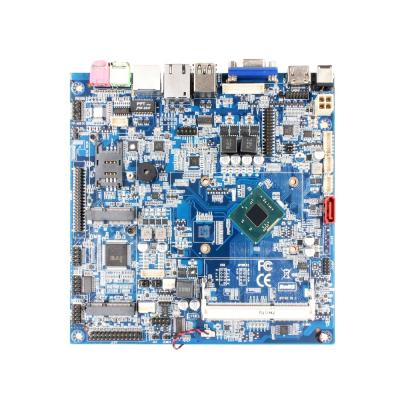 China Maxtang mini-ITX INTEL Celeron J1900 motherboard 1ddr3 2LAN 6COM VGA HDMI LVDS 12v motherboard desktop linux win7 win10 for sale