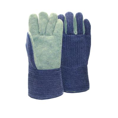 China BBQ Gloves Hand Aramid Cotton Protective Coating High Temperature Resistant Iron Glass Gloves Hot Resistant Gloves for sale