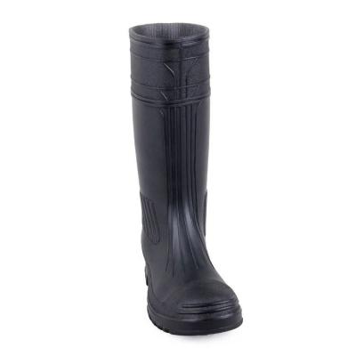 China Fashion Trend Unisex Anti-Cold PVC Steel Toe Rain Boots for sale