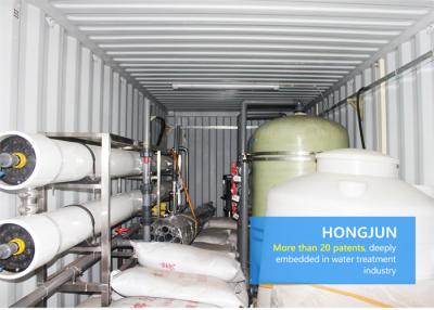 China De draagbare Mobiele Installatie van de Waterreiniging, Mobiel Materiaal 20FT van de Waterbehandeling Container Te koop