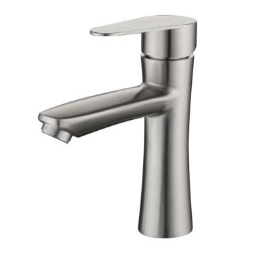 China Metered Faucets Grade Cheap Stainless Steel Hot And Cold Water Washbasin Faucet For Hotel for sale