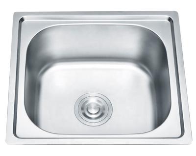 China Modern Square Shape Single Bowl Kitchen Sink for sale