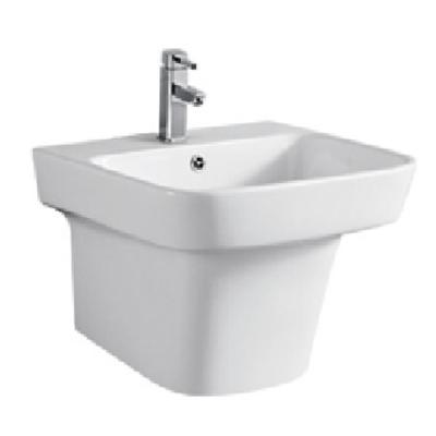 China Modern Large Size JF3009 Wall Hung Ceramic Wash Basin For Bathroom for sale