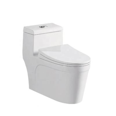 China Wholesale Chaozhou Factory Double-Flow Portable WC Toilet One-Piece Siphonic Cabinet for sale