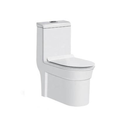 China New Design Double-flow Toiletries Sanitary Ware Hot Porcelain One Piece Siphonic Bathroom Toilet for sale