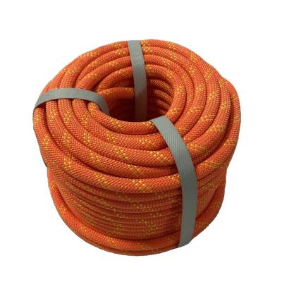 China 10mm Polyester Rope High Tensile Polyester Rope Static Climbing Rope Customization for sale