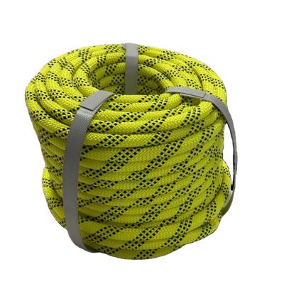 China Outdoor Climbing Equipment Inclined Rope Polyester Climbing Rope Safety Climbing Rope for sale