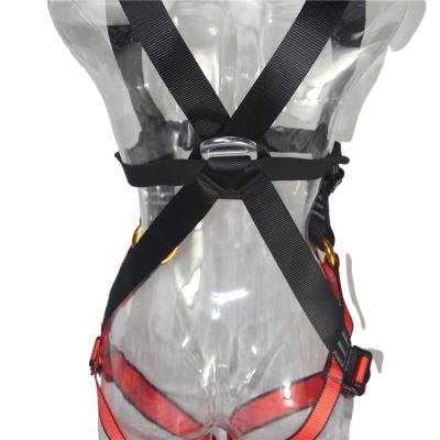 China High Tenacity Polyester Half Body Wider Harness For Mountaineering Fire Rescue Climbing for sale