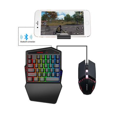 China Easy Installation Amazon Hot Selling Mini Mechanical Gaming Led Keyboard and Mouse Gamer Kit K99 PU-BG Single Game Combination Keyboard and Mouse for sale