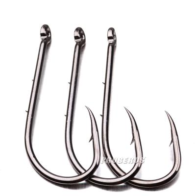 China 100pcs/bag Horizon Carbon Steel Hook Fishing Tackle Carp Fishing Anzuelos PESCA Barbed Fly Tying Hooks For Fishing 12 Sizes for sale