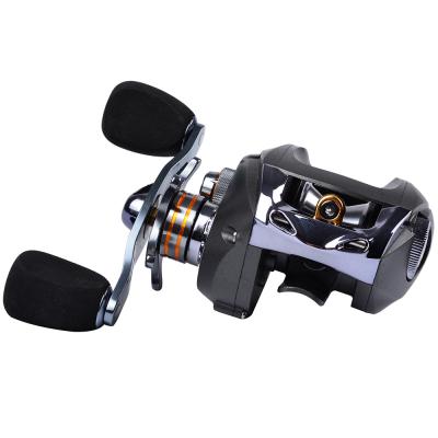 China Waterproof Metal Wire Cup Horizon Saltwater Fishing Reels 7+1BB Full Metal Carretilha PESCA Baitcasting Reels With Centrifugal Brake System for sale