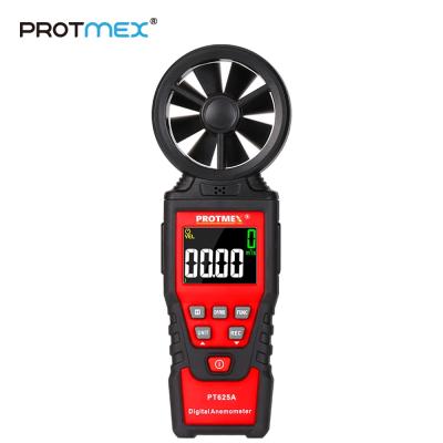 China Yes CE RoHS Multi-Functions Digital Anemometer PROTMEX PT625A Air Flow Tester Wind Speed ​​Measurement for sale