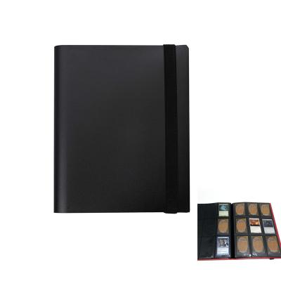 China Large Capacity 9 Pocket Trading Card Album Folder 360 Side Pocket Loading Binder For TCG P.M. Card Game for sale