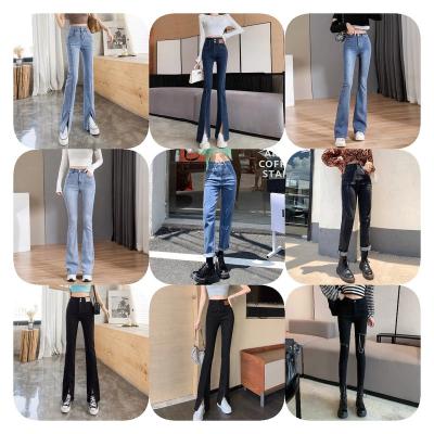 China Wholesale Fashion Viable Skinny High Waist Slim Women's Jeans Pants Ripped Stretch Jeans Blue Jeans for sale