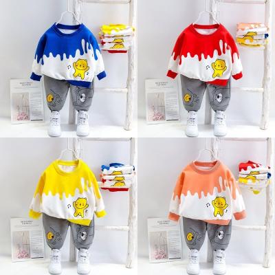 China Wholesale small and medium children's leisure sports suit spring style sweater suit QUICK DRY, children's wear, boys and girls new for sale