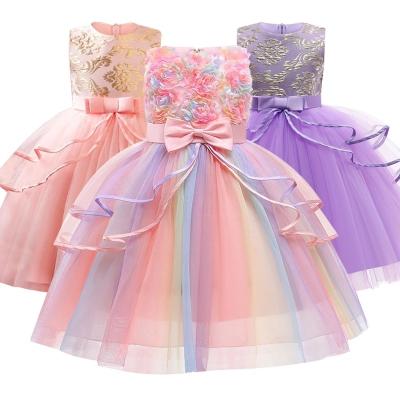 China 2023 New Style High Quality Children's Washable Children's Clothing Wholesale Children's Clothing Princess Short Sleeve Dres for sale