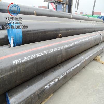 China Mechanical Head Manufacture Round Astm High Quality Black Carbon Steel Welded Pipe for sale