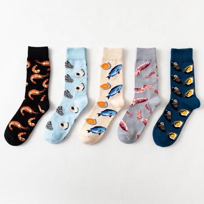 China High Quality Sporty Knit Knock Out Cartoon Sea Animal Multi Stocking Cotton Sport Socks for sale