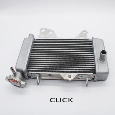 China Aluminum Aluminum Motorcycle Radiators Water Cooler System For Honda CLICK for sale