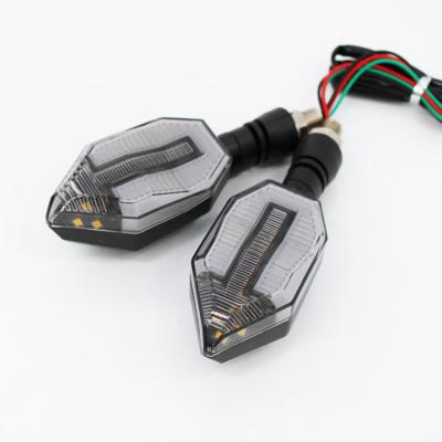 China Unique turn signal design water flow led motorcycle front rear turn signal light for yamaha crypton t110 for sale