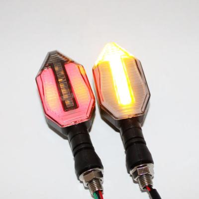 China Unique turn signal design water flow led motorcycle front rear turn signal light for yamaha crypton t110 for sale