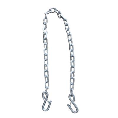 China Trailer Parts Safety Chain Trailer Tongue Chain 3/16 Inch Safety Chain Kit 48 Inch 2000lbs Carry Chain for sale