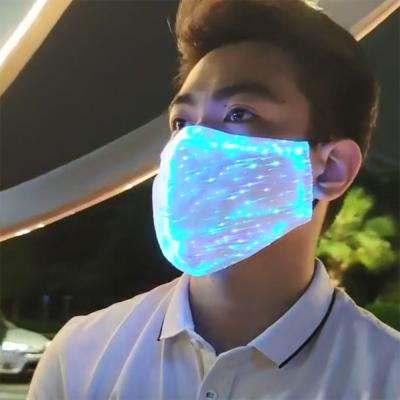 China Led Protective Mask LED Bling FaceMask - Thanksgiving Cosplay Flexible LED Gifts The Protective Mask for sale