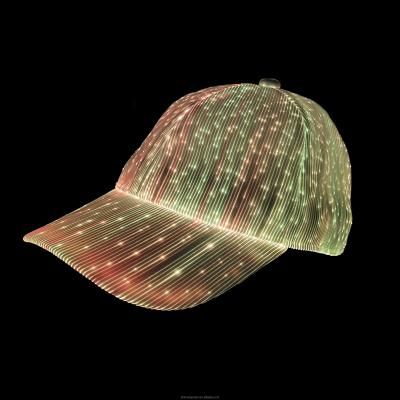 China JOINT USB LED Chargeable Multicolor Baseball Caps - Hat With LED For Party for sale