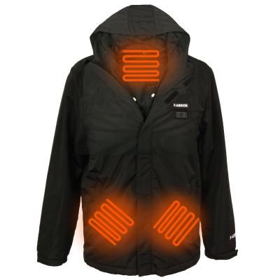 China Heated windproof jacket for men - USB rechargeable heating shirt for sale