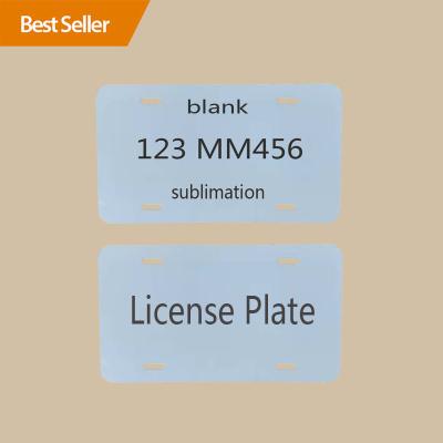 China Custom License Plate Decoration Sublimation License Plate Blank Blank Car Number Heat Transfer For Car Decoration for sale