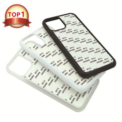 China Cell Phone Case Blank Sublimation TPU Shockproof PC With Aluminum Foil Sublimation Blanks For iPhone 12 Pro Max For iPhone13 for sale