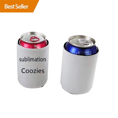 China Wholesale high quality waterproof sublimation masks wine glass coozie beer metal cooler coozie for sale