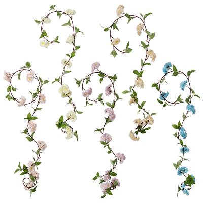 China Flower environmental floral multicolor skura garland artificial flower home deco supplies wedding for sale