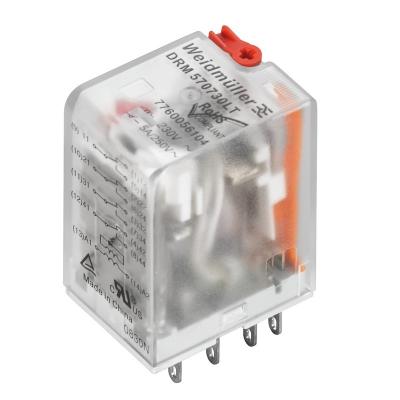 China Weidmuller sealed relay with LED and 