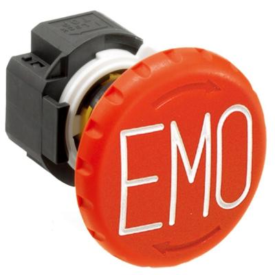 China EMO Switches Compliant Emergency Stop Push Button 16mm SME XA1E-BV And Guards SEMI S2 IDEC Diameter 16.2 Mm for sale