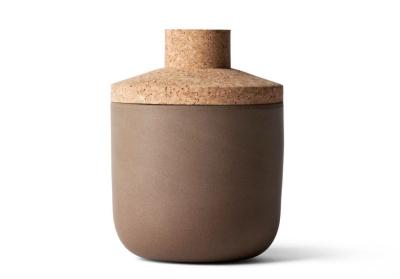 China Eco - Friendly Menu Stone Jar Cork Lid for sale