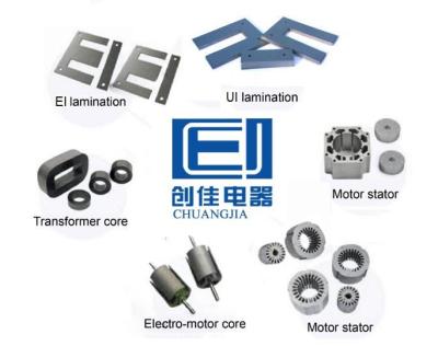 China Transformer Core Jiangyin Chuangjia Silicon Motor Rotor Electrical Stator Lamination for sale