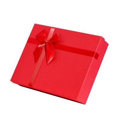 China Custom Red Gift Materials Recycled Paper Box Corrugated Corrugated Hard Earrings Perfume Packaging Gift Boxes Wholesale for sale