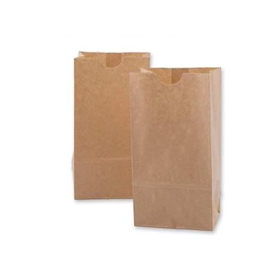 China Recycled Materials Wholesale Food Packaging Bag Kraft Paper Reusable Custom Printed Baking Bag For Sliced ​​Bread for sale