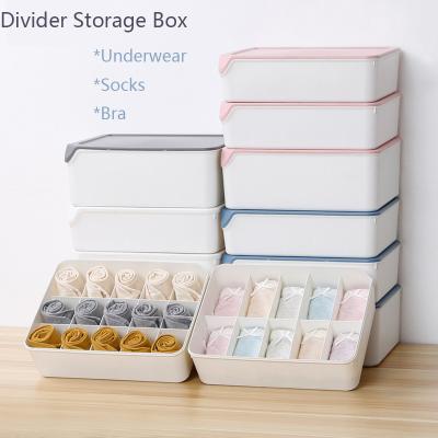 China Modern Household Wardrobe Plastic Underwear Bumps Bra Storage Box Divider Storage Box Storage Organizer for sale