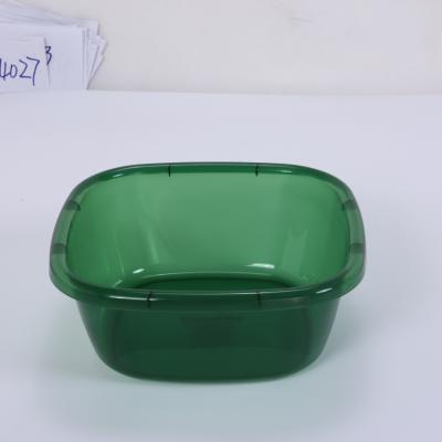 China LT Household Square Washing Basin Transparent Color Basin Square for sale